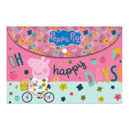 Picture of PEPPA PIG BUTTON FOLDER A4